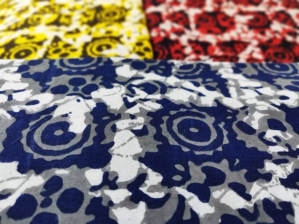 Geometric Printed Cotton Fabric DN2005